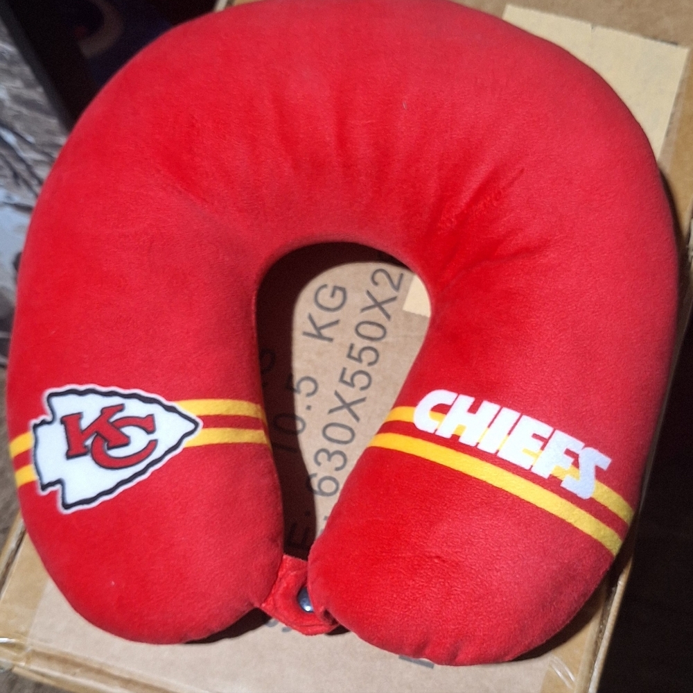 Red Travel Neck Pillow
